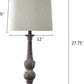 Table Lamp for Living Set of 2 USB Antique Retro 27.75“ Nightstand USB Lamp for Bedroom Rustic Table Lamp Vintage Style Bedside Traditional Table Lamp Brown