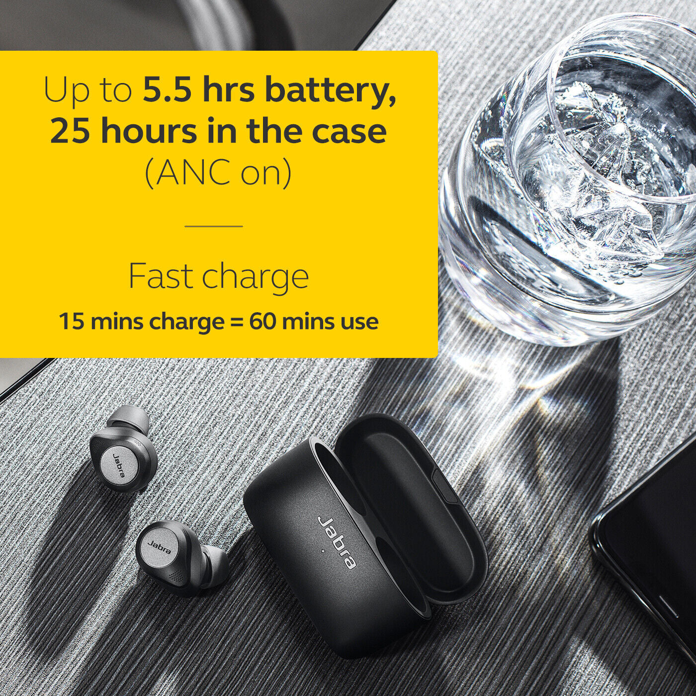 Jabra Elite 85T Grey Certified Refurbished