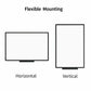 VIZ-PRO Magnetic Dry Erase Board Whiteboard Office Home School 36 X 24 Inches