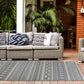 Bohemian Easy Cleaning for Patio Rugs,Deck Rugs,Balcony Rugs Indoor/Outdoor Area Rug 5' X 7' Cream