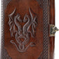 Handmade Leather Double Dragon Journal/Writing Notebook Diary/Bound Daily Notepad for Men & Women Unlined Paper Medium, Writing Pad Gift for Artit, ketch (8 X 6, Brown)