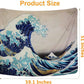 Tapestry Wall Hanging, Great Wave Kanagawa Wall Tapestry with Art Nature Home Decorations for Living Room Bedroom Dorm Decor in 51X60 Inches…