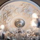 CM18RO Rose Ceiling Medallion, 18"OD X 3 1/2"ID X 1 1/2"P, Factory Primed