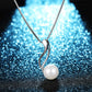 Sterling Silver Pearl Jewelry Set 18K Gold Plated Genuine Freshwater Cultured Pearl Jewelry Pendant Necklace Pearl Earrings for Women Girls