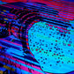 Blacklight Tapestry UV Reactive Trippy Neon the Great Wave Game Retro Vaporwave Tapestry Black Light Room Decor Glow in the Dark Tapestry for Bedroom Aesthetic Gaming Room Dorm Y2K Indie Room Décor