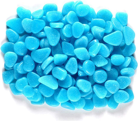 【400 Pcs】 Glow in the Dark Rocks,Glowing Stones Garden Glow in the Dark Pebbles Outdoor Decorative Stones Small Patio Decor Garden Decorations