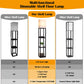 Floor Lamp with Shelves for Living Room, Shelf Floor Lamp with LED Grow Light, Wireless Charging Station, USB Port and AC Outlet, Modern Standing Light Column Lamp Tower Nightstand for Bedroom