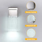 Outdoor Wall Sconce 2 Pack,Wall Light Fixture in Chrome Finished with Bubble Glass for Doorway Garden Hallway Patio Living Room,Bedroom