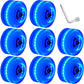 8 Pack 78A Light up Roller Skate Wheels 32 X 58Mm, Luminous Skate Wheels with Bearings Installed for Indoor or Outdoor Double Row Skating and Skateboard Accessories