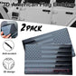 2PC American Flag Car Adhesive Decal 3X5 Heavy Duty for Car Truck SUV Waterproof
