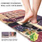 Kitchen Mat Set of 2 Cushioned anti Fatigue Mat, Wine Print Cushioned Kitchen Rug 18"X59"+18"X30", Waterproof Non Slip Comfort Kitchen Mats for Floor, Memory Foam Kitchen Rugs and Mats