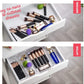 25 Pcs Drawer Organizer Set Dresser Desk Drawer Dividers - 4 Size Bathroom Vanity Cosmetic Makeup Trays - Multipurpose Clear Plastic Storage Bins for Jewelries, Kitchen Gadgets and Office Accessories