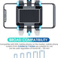 Phone Mount for Car, 360°Rotatable and Retractable Car Phone Holder Mount Multifunctional Rearview Mirror Phone Holder Car Adjustable Cell Phone Holder for Iphone 13 12 11 Pro Max XR All Smartphones