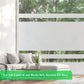Window Privacy Film Frosted Glass Window Film Sun Blocking Window Tinting Film for Home Non Adhesive Static Cling Bathroom Door Covering Heat Blocker Decorative Sticker(29.5 X 157.5 Inch, Pure)