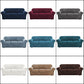 Velvet Plush 4 Piece Stretch Sofa Covers Couch Covers for 3 Cushion Couch 3 Seater Covers (Base Cover plus 3 Individual Cushion Covers) Feature Thick Soft Stay in Place