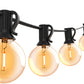 Outdoor String Lights Led 50Ft Patio Lights with 26 G40 Shatterproof Clear Bulbs, 2700K Globe Hanging Lights for Backyard, Porch, Balcony, Hanging Lights for Birthday Party