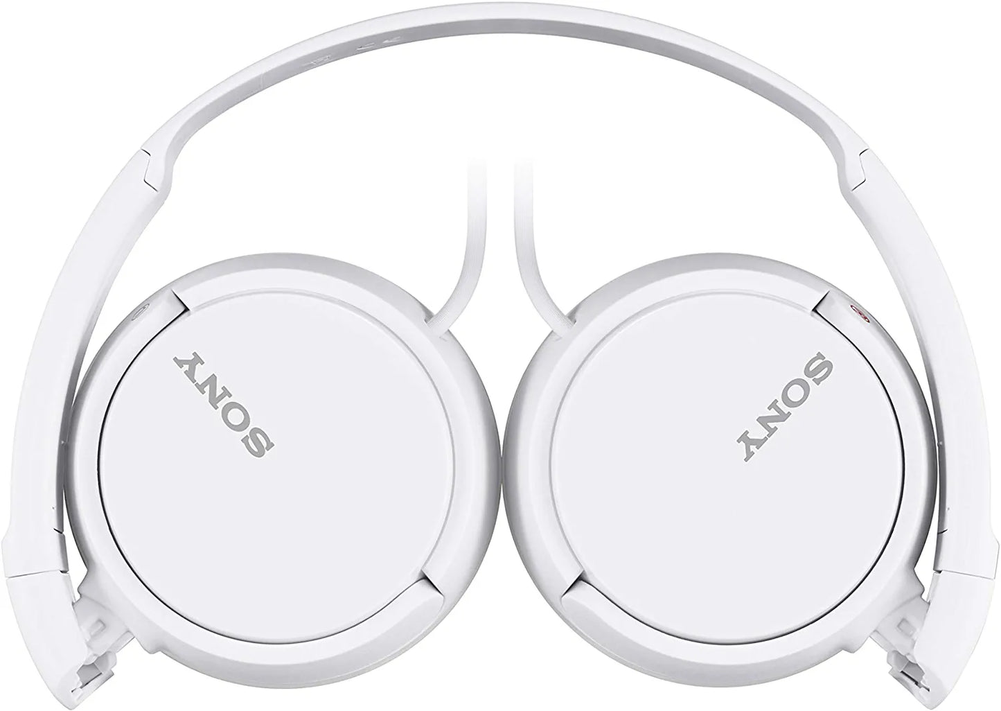 ZX Series Wired On-Ear Headphones, White MDR-ZX110