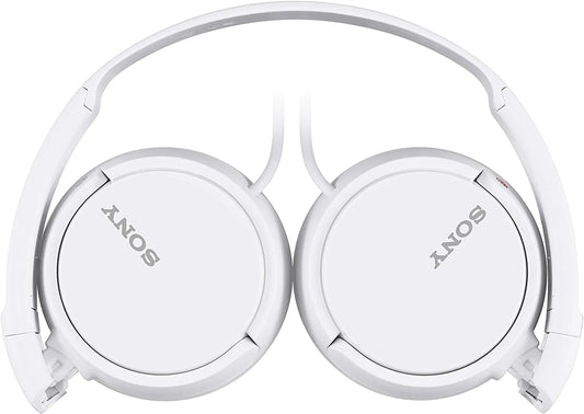 ZX Series Wired On-Ear Headphones, White MDR-ZX110