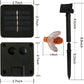 Solar String Lights 20LED Outdoor Waterproof Simulation Honey Bees Decor for Garden Xmas Decorations Warm White