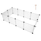 Foldable Dog Playpen Dog Excercise Pen Square Small Dog Fence Dog Play Pen Dog Play Yard Fence Pet Fencing for Dogs Fence Pet Exercise Pen Pet Fence Crate Fence