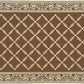 119127 9-Feet by 12-Feet Reversible Mat, Plastic Straw Rug, Large Floor Mat for Outdoors, RV, Patio, Backyard, Picnic, Beach, Camping (Brown/Beige)