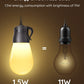 Smart Outdoor String Lights, 96Ft App Control Lights with 6 Scene Modes, IP65 Waterproof Shatterproof Patio Lights with 30 Dimmable Warm White LED Bulbs for for Balcony, Backyard, Party
