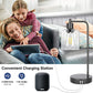 Set of 2 Farmhouse Rustic Table Lamps Rocky Black for Bedroom Nightstand 3-Way Dimmable Touch Control Industrial Bedside Lamps with 2 USB Charging Ports & AC Outlet Living Room Office, Bulbs Included