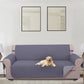 Large Sofa Cover Reversible Couch Cover for Dogs with Elastic Straps Water Resistant Furniture Protector for Pets Couch Cover for 4 Cushion Couch (Oversized Sofa,Dark Grey/Light Grey)