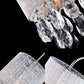 Ecopower Lighting Modern Metal Crystal Wall Sconce--1 Light