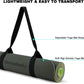 Yoga Mat, Non-Slip Eco Friendly Exercise Yoga Mat for Men and Women, 1/4-Inch Thick High Density Pro Mat with Carrying Strap for Yoga Pilates and Fitness Exercise