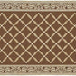 119127 9-Feet by 12-Feet Reversible Mat, Plastic Straw Rug, Large Floor Mat for Outdoors, RV, Patio, Backyard, Picnic, Beach, Camping (Brown/Beige)
