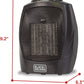 Portable Space Heater, 1500W Room Space Heater with Carry Handle for Easy Transport