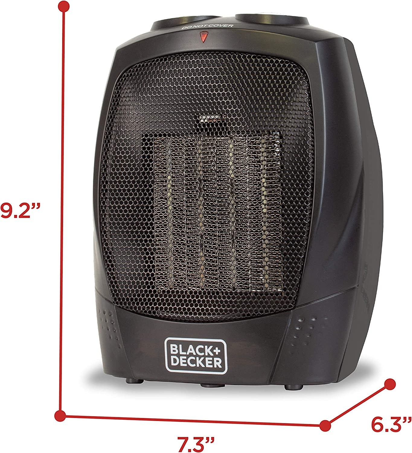 Portable Space Heater, 1500W Room Space Heater with Carry Handle for Easy Transport