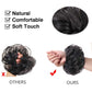 1PCS Messy Hair Bun Hair Scrunchies Extension Curly Wavy Messy Synthetic Chignon for Women Updo Hairpiece