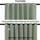 Blackout Curtains Thermal Insulated Window Treatment Panels Room Darkening Blackout Drapes for Living Room Back Tab/Rod Pocket Bedroom Draperies, 52 X 84 Inch, Light Sage, 2 Panels