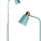 Floor Lamp, Industrial Floor Lamps for Living Rooms & Bedrooms - Rustic Farmhouse Reading Lamp - Standing, Adjustable Metal Heads Indoor Task Lighting for Living Room Bedroom Office Home Décor (Green)