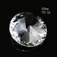 60Mm round Glass Crystal Prism Suncatcher Faceted Glass Hanging Home Decor Gift