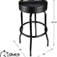 W85010 Swivel Seat Bar Stool for Mechanic Garages and Workshops, Black, 0.6X9.8X5.8 Inches
