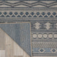 Bohemian Easy Cleaning for Patio Rugs,Deck Rugs,Balcony Rugs Indoor/Outdoor Area Rug 5' X 7' Cream
