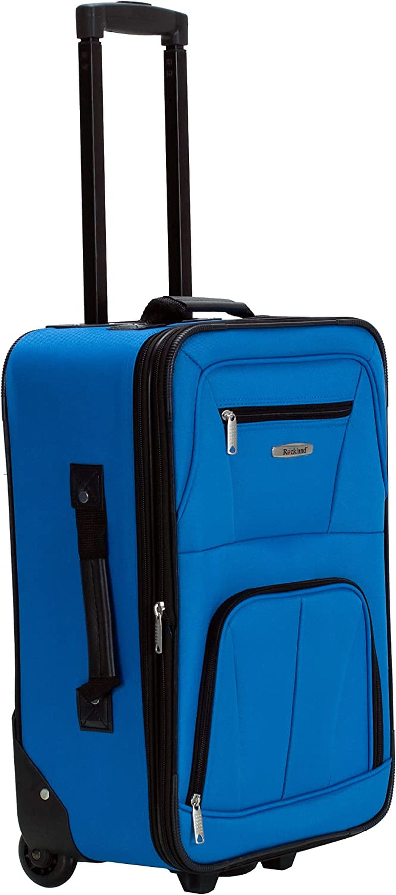 Rockland Fashion Softside Upright Luggage Set, Blue, 2-Piece (14/19)