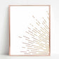 Sun Ray Art Prints Boho Bedroom Wall Decor Minimalist Decor Sun Prints Mid Century Modern Decor Living Room Prints Set of 3 Prints UNFRAMED 11X14INCH