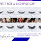 Updated 3D 6D Magnetic Eyelashes with Eyeliner Kit- 2 Tubes of Magnetic Eyeliner & 10 Pairs Magnetic Eyelashes Kit-With Natural Look & Reusable False Lashes -No Glue Need