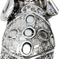 Feng Shui 5.5"(L) Silver Elephant Wealth Lucky Figurine Home Decor Housewarming Gift Idea (G16653) ~ We Pay Your Sales Tax