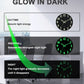 Modern Night Light Wall Clock, 12 Inch Silent Non-Ticking Quartz Wall Clocks, Large Luminous Function Numbers and Hands, Battery Operated Decorative Wall Clock for Office, Kitchen, Living Room