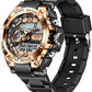 Men'S Digital Outdoor Sports Watch,Military Large Face Dial 50M Waterproof Electronic Multi Function Wrist Watches for Men Tactics LED Alarm Stopwatch