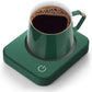 Mug Warmer for Desk, Coffee Mug Warmer with Auto Shut Off,  Coffee Warmer for Coffee Milk Tea, Candle Wax Cup Warmer Heating Plate (Green-No Mug)