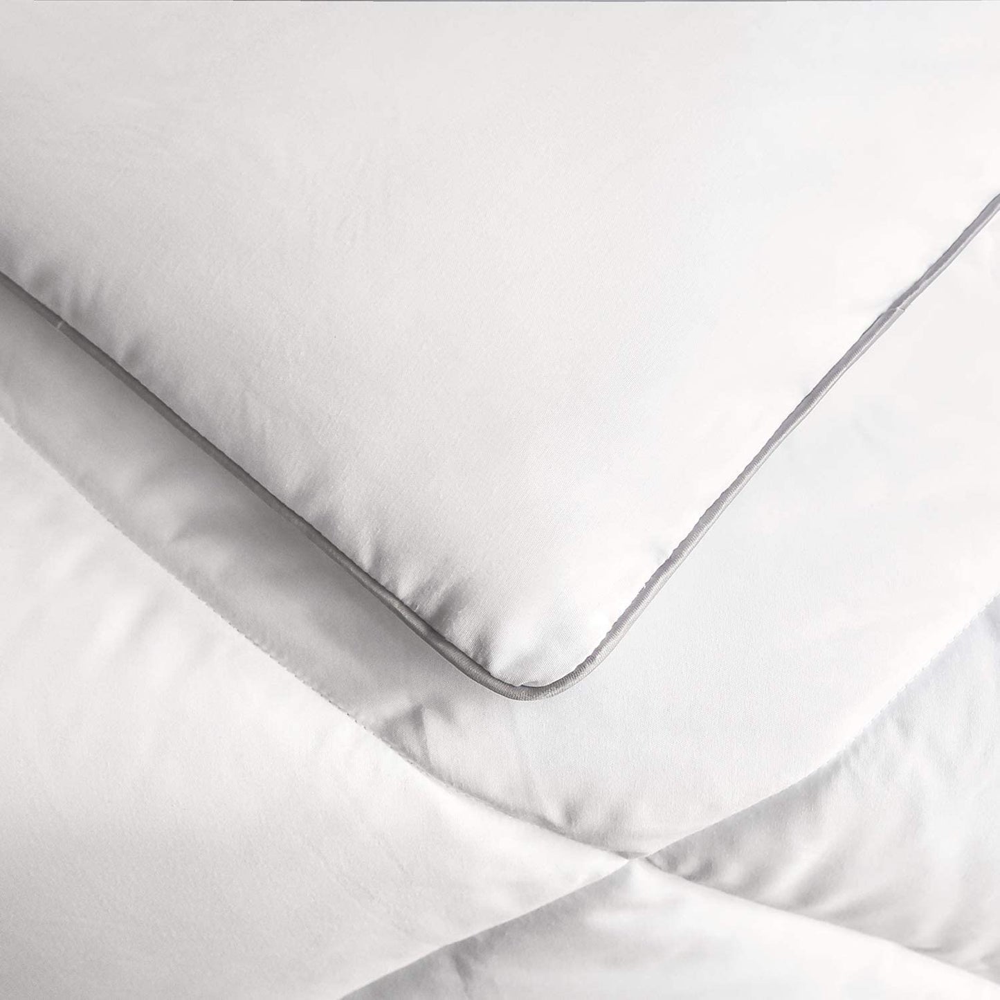 Comforter Duvet Insert Queen Size,Plush White Comforter down Alternative Quilted Stand Alone Bedding Comforter Box Stitched, Machine Washable