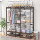 Closet Organizer, 12-Cube Closet Organizers and Storage, Portable Closet Storage Shelves, Clothing Storage for Kids, Closet, Bedroom, Bathroom, Office (11.8X11.8X11.8 Inch), Transparent