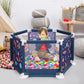 43 Inch Tight & Firm Baby Playpen Baby Playard with Breathable Mesh and Playmat, Intant Newborn Play Game Fence Kids Playinghouse for 0-2 Year Old