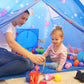 Homfu Kids Play Tent Outdoor Boys Indoor Playhouse for Children Tents Toddler Girls Gift Game Play Housetoys (Blue)